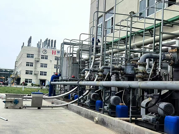 牡丹之乡管链输送机安装完成 交付使用！